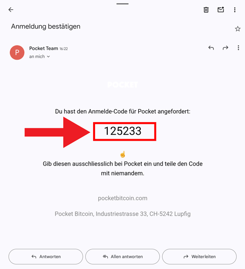 E-Mail verifiziert