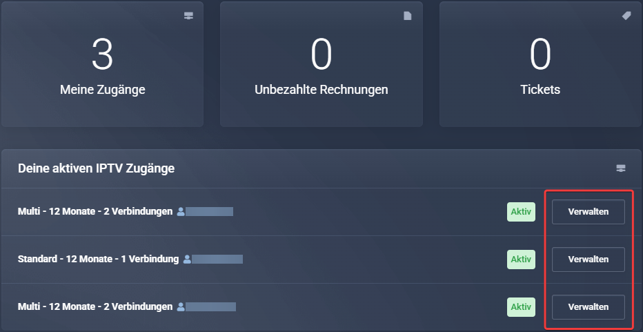 Webplayer Zugang