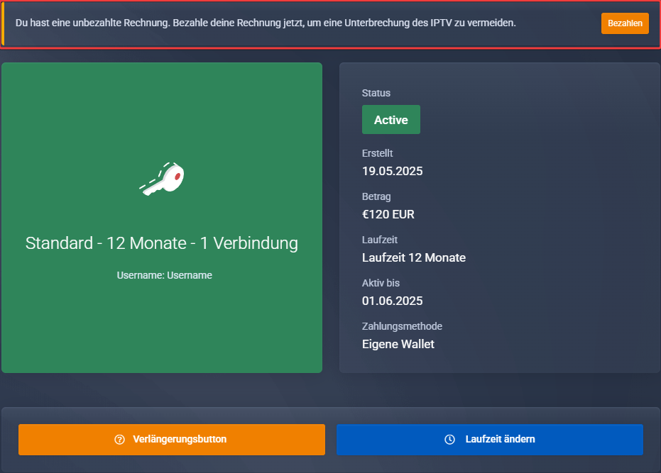 Offene Rechnung