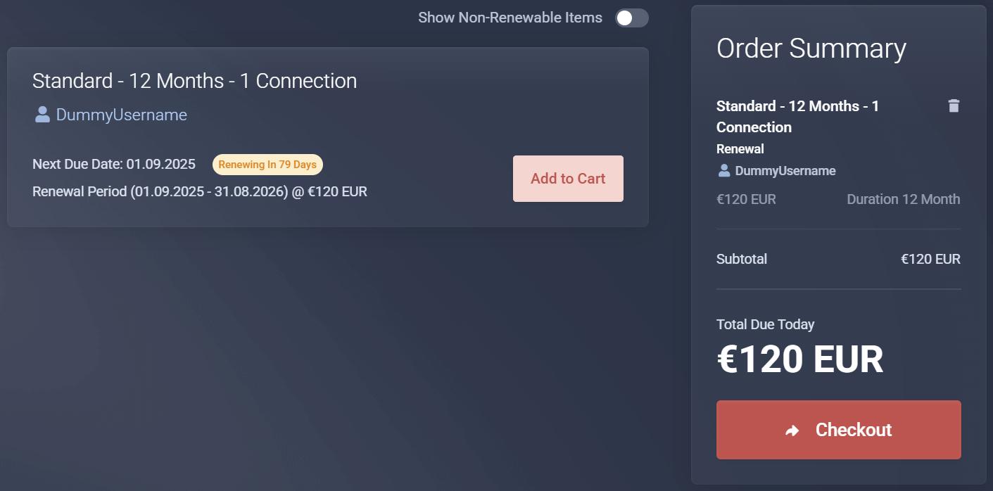 Renew access
